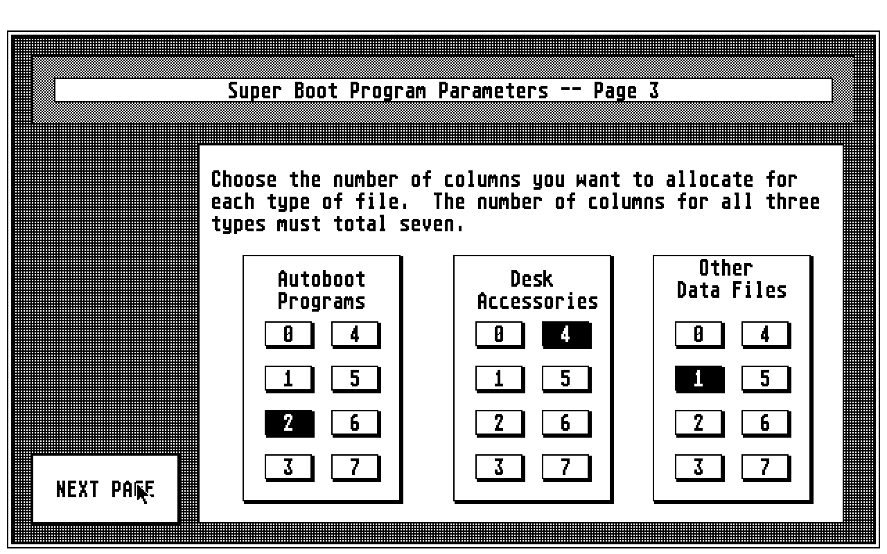 Super Boot atari screenshot